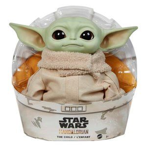 Star Wars Grogu Plush Toy, Character Figure with Soft Body.
